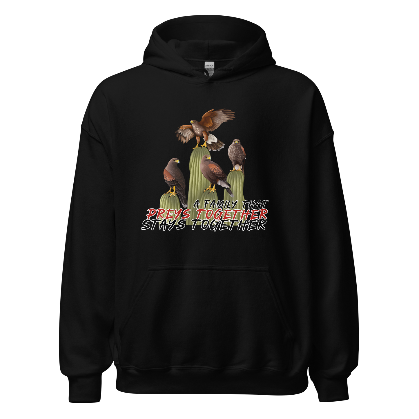 Harris Hawk Family Hoodie