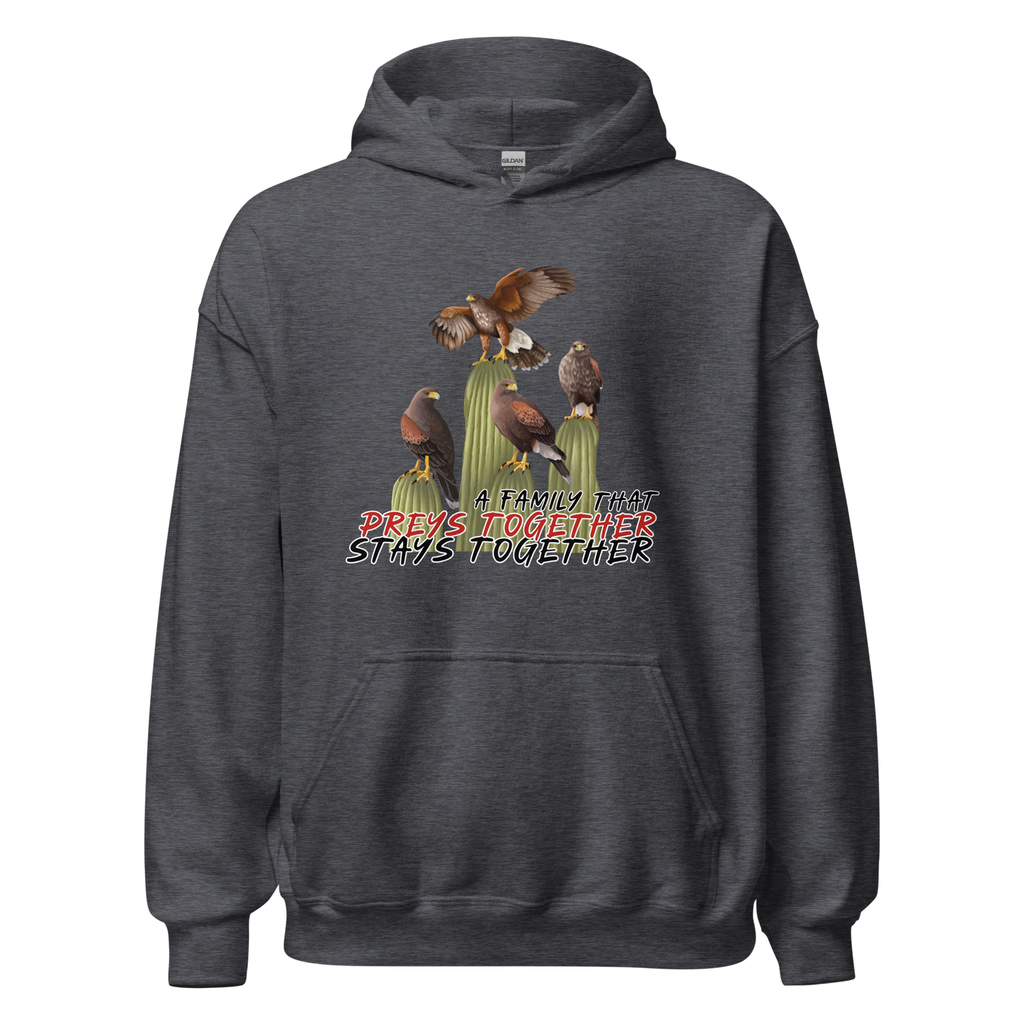 Harris Hawk Family Hoodie