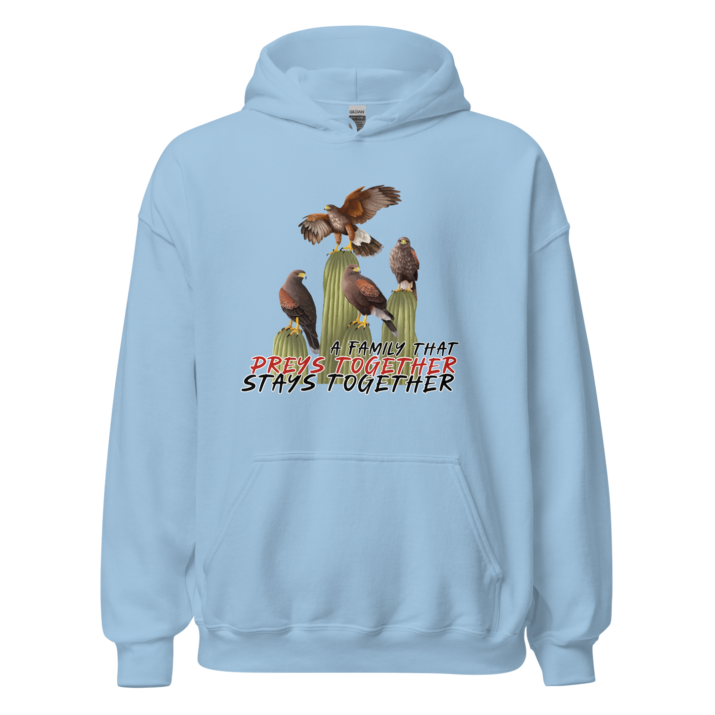 Harris Hawk Family Hoodie