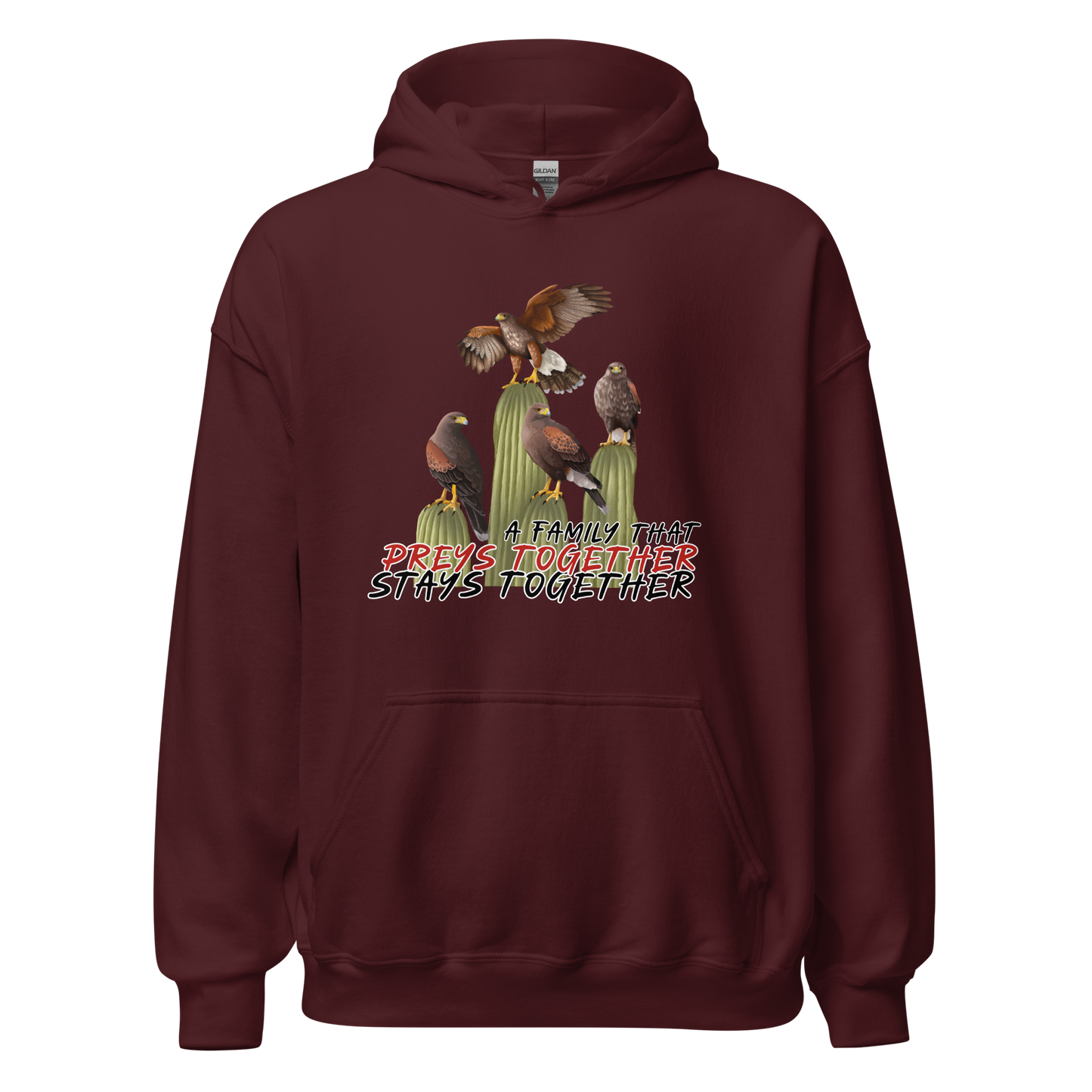 Harris Hawk Family Hoodie