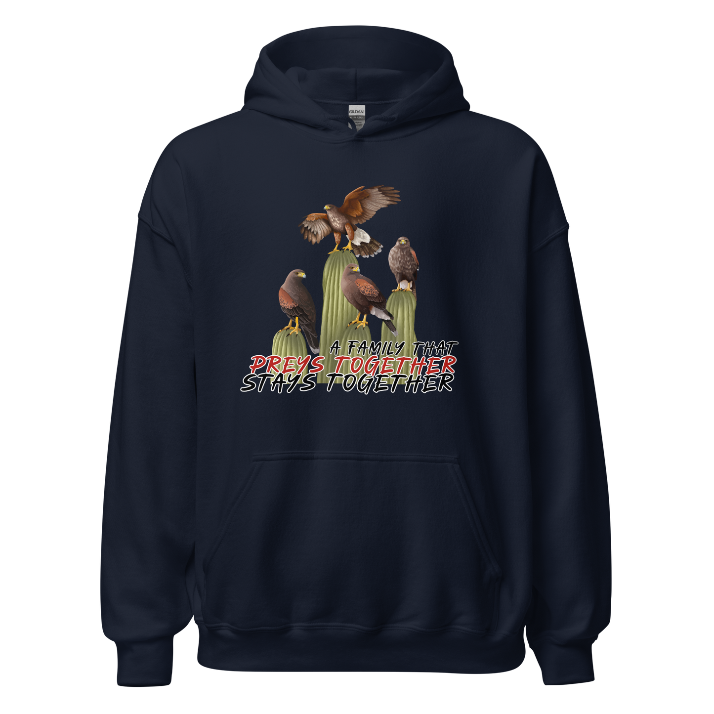 Harris Hawk Family Hoodie