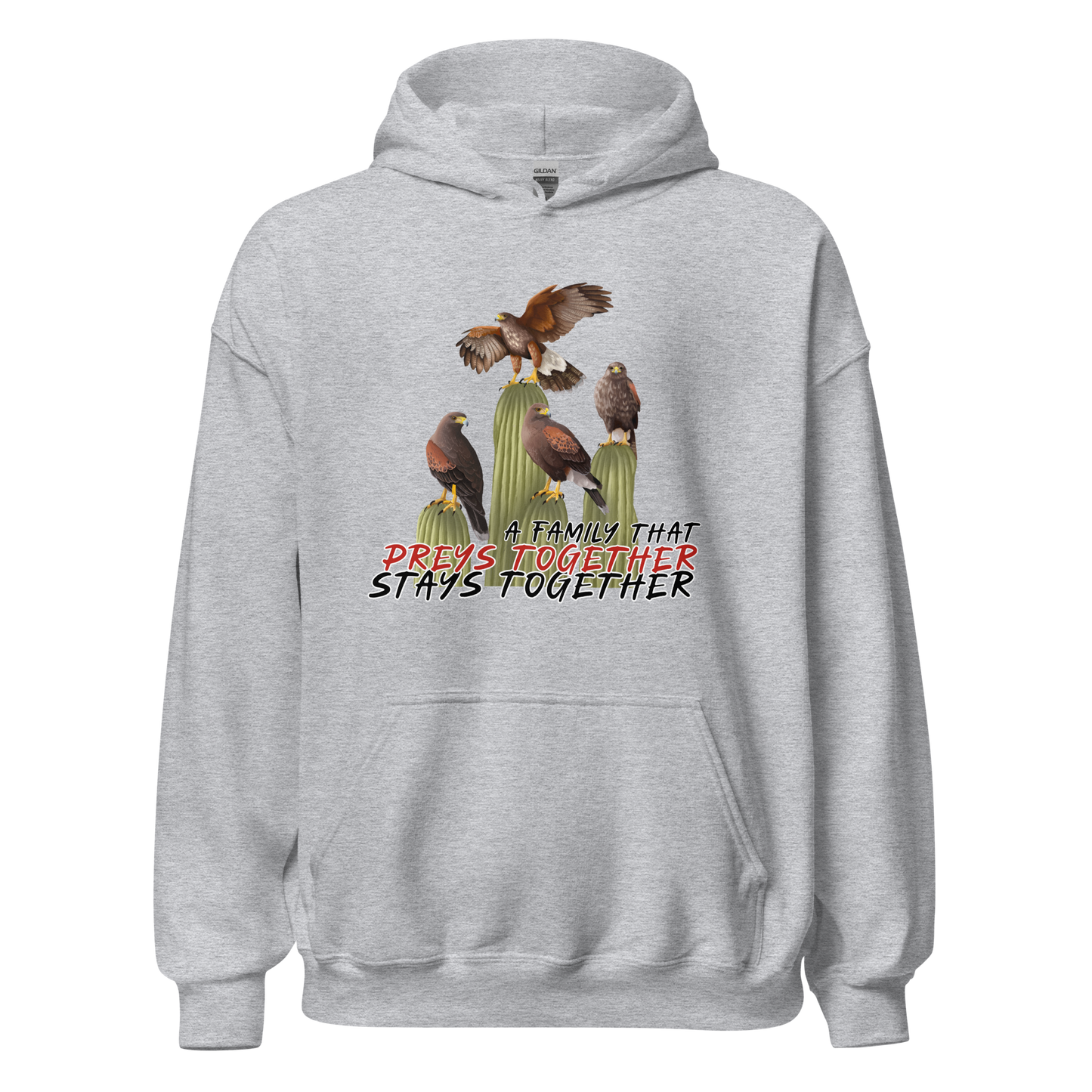 Harris Hawk Family Hoodie