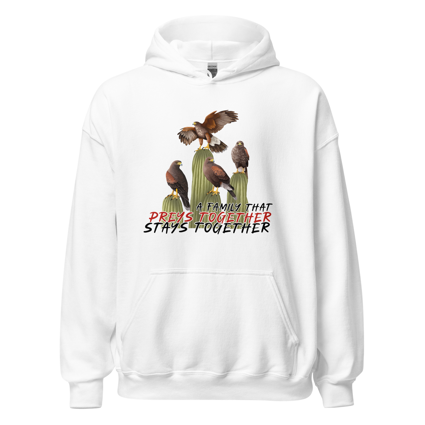 Harris Hawk Family Hoodie