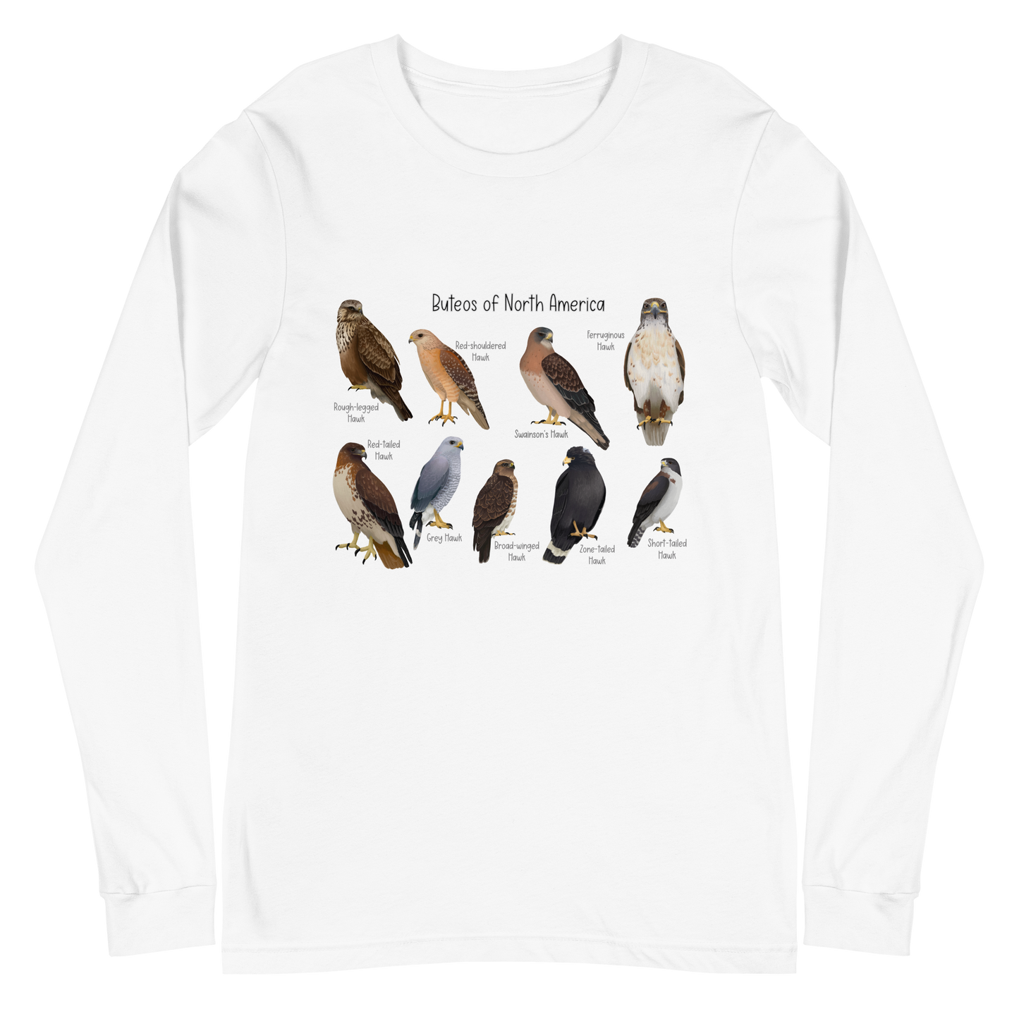 Buteos of North America Long Sleeve Tee