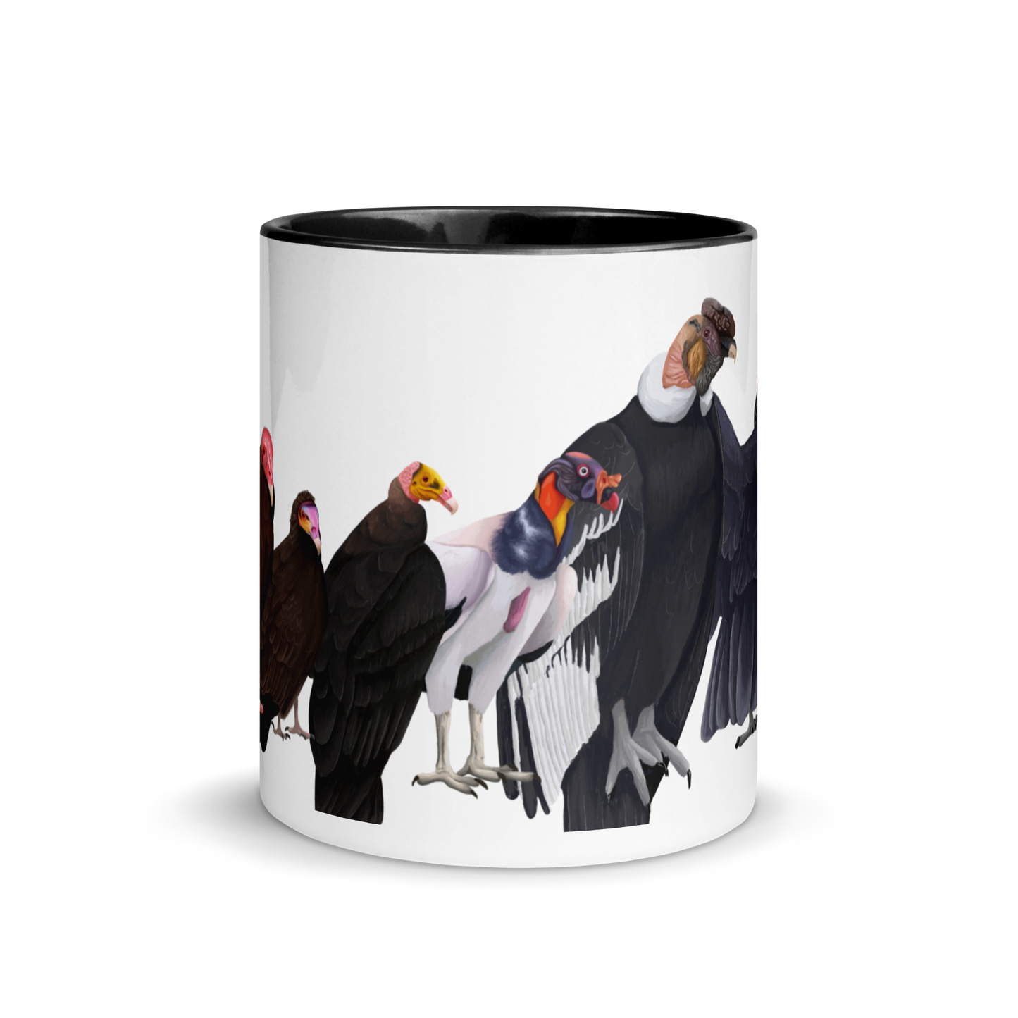 New World Vultures Mug with Color Inside