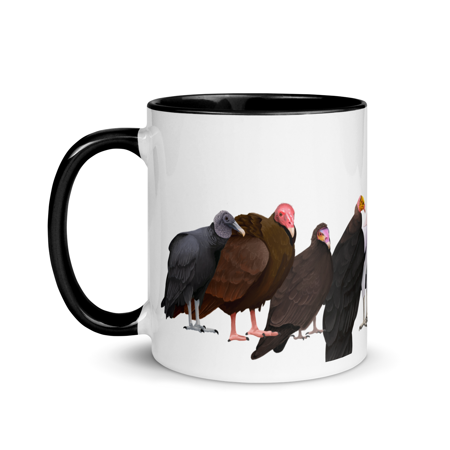 New World Vultures Mug with Color Inside