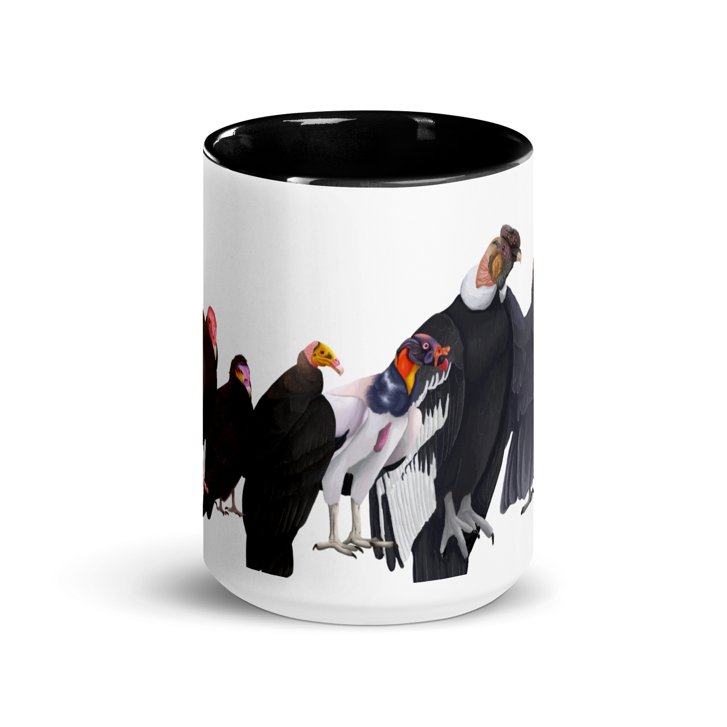 New World Vultures Mug with Color Inside