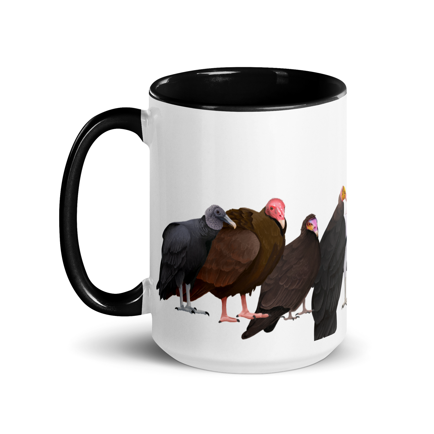 New World Vultures Mug with Color Inside