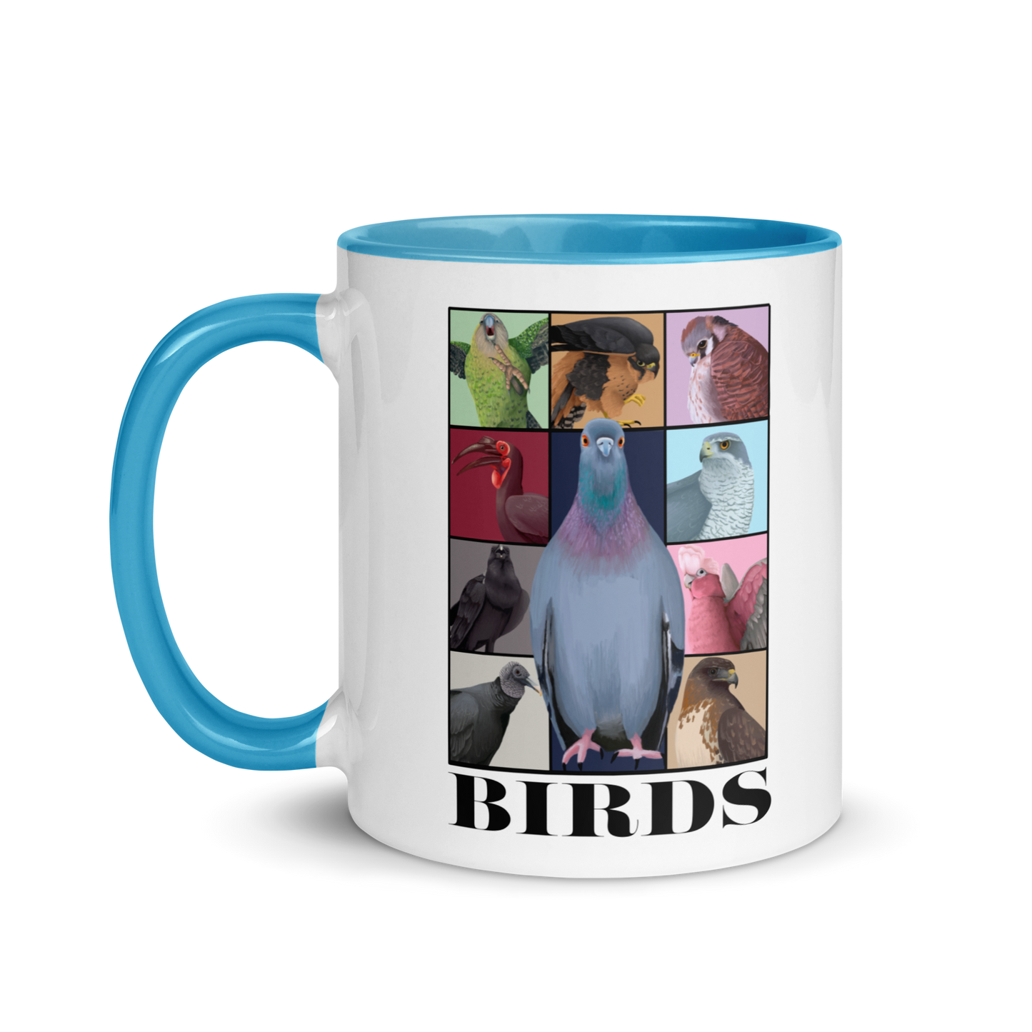 Birds Eras Mug with Color Inside