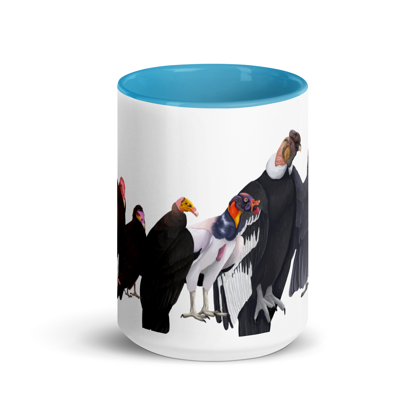 New World Vultures Mug with Color Inside