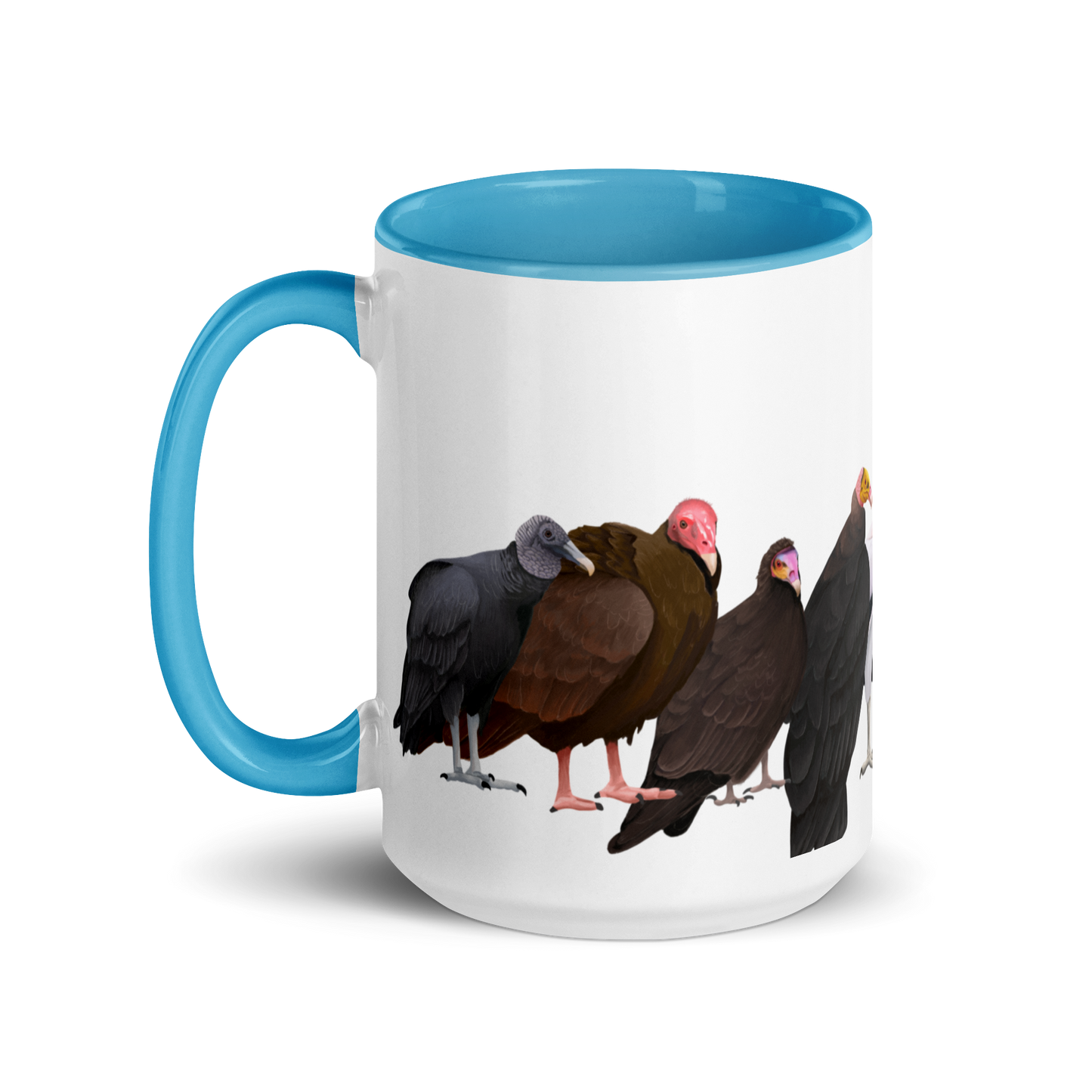 New World Vultures Mug with Color Inside