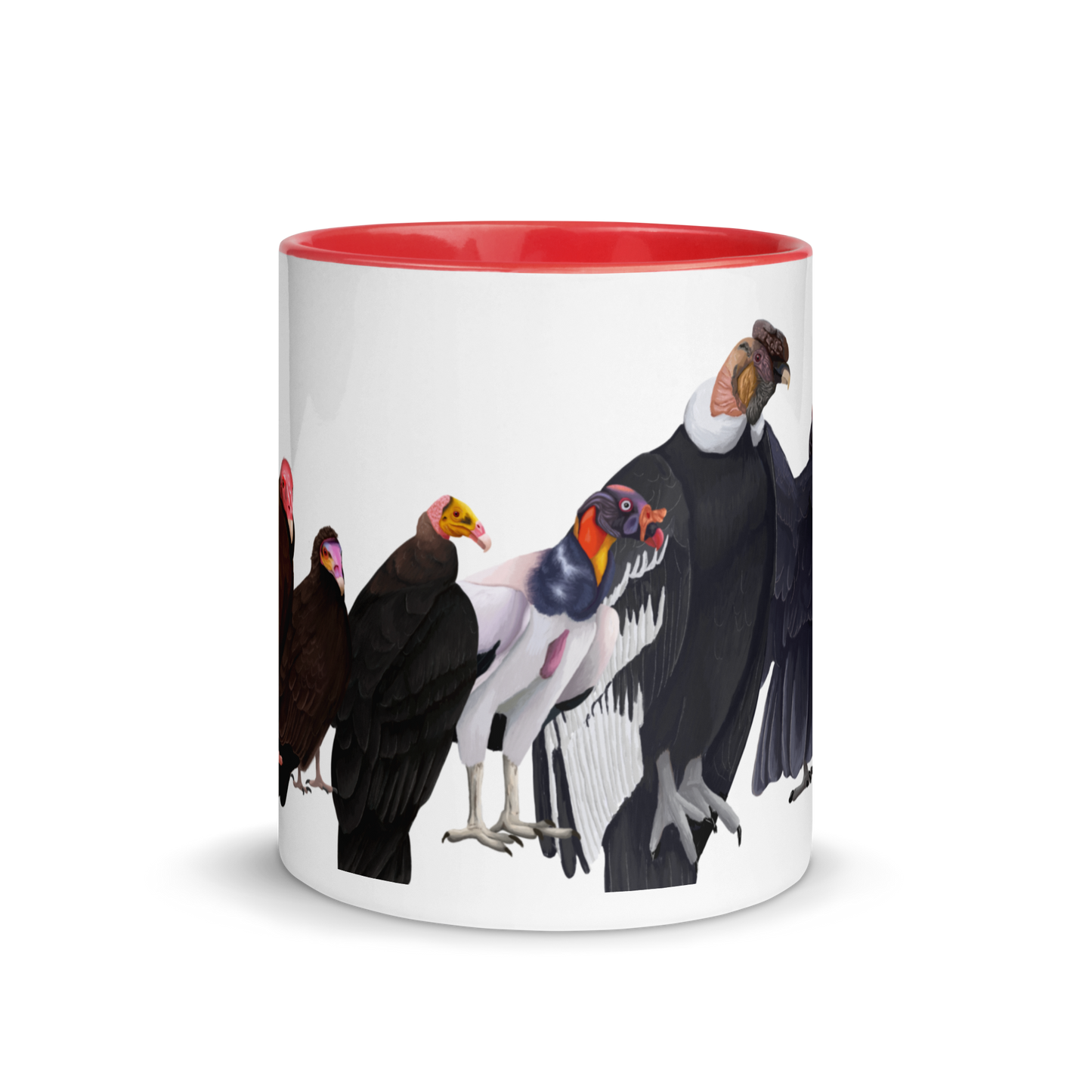 New World Vultures Mug with Color Inside