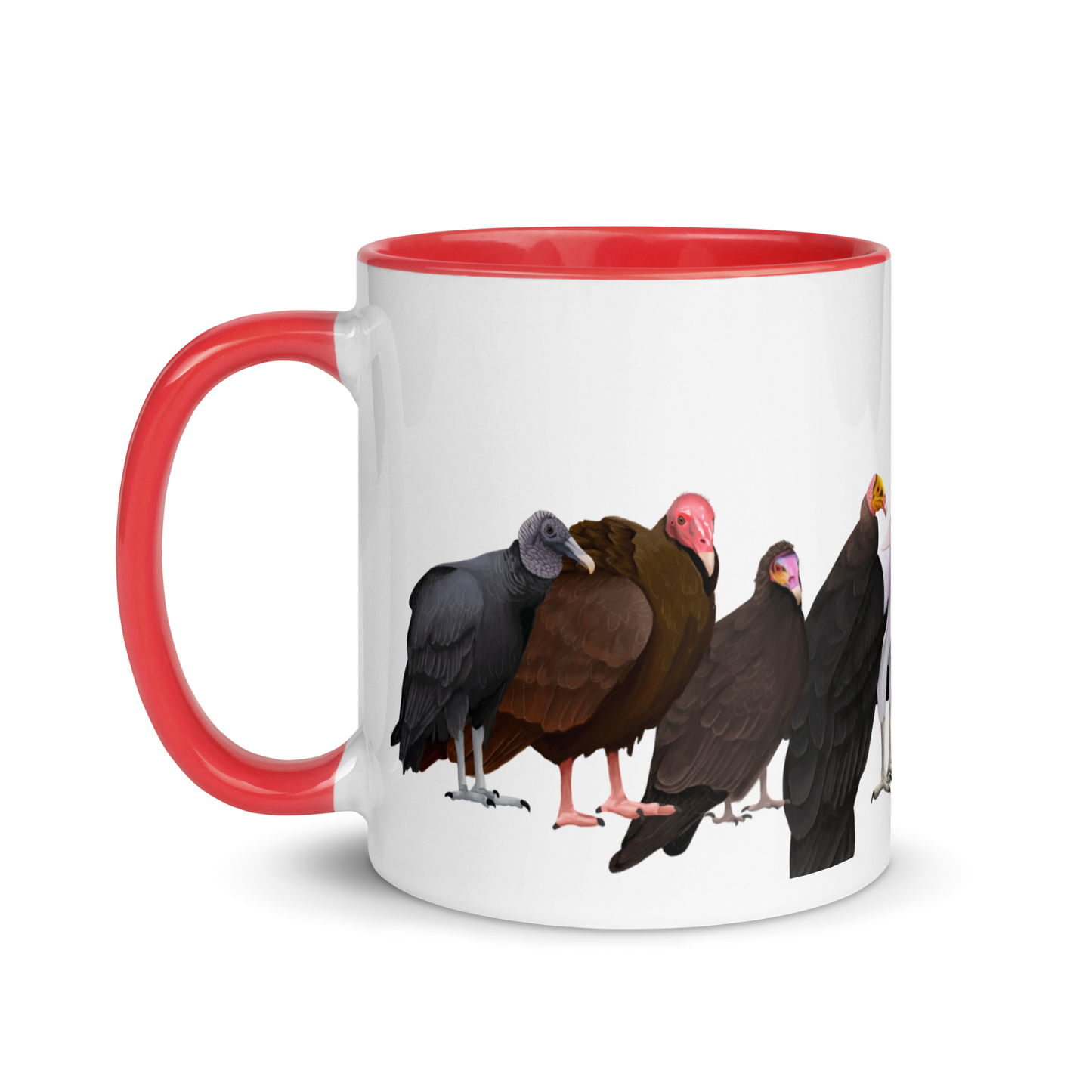 New World Vultures Mug with Color Inside