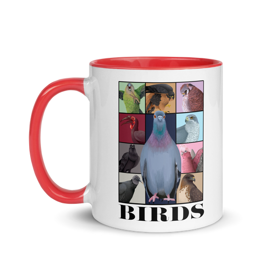 Birds Eras Mug with Color Inside