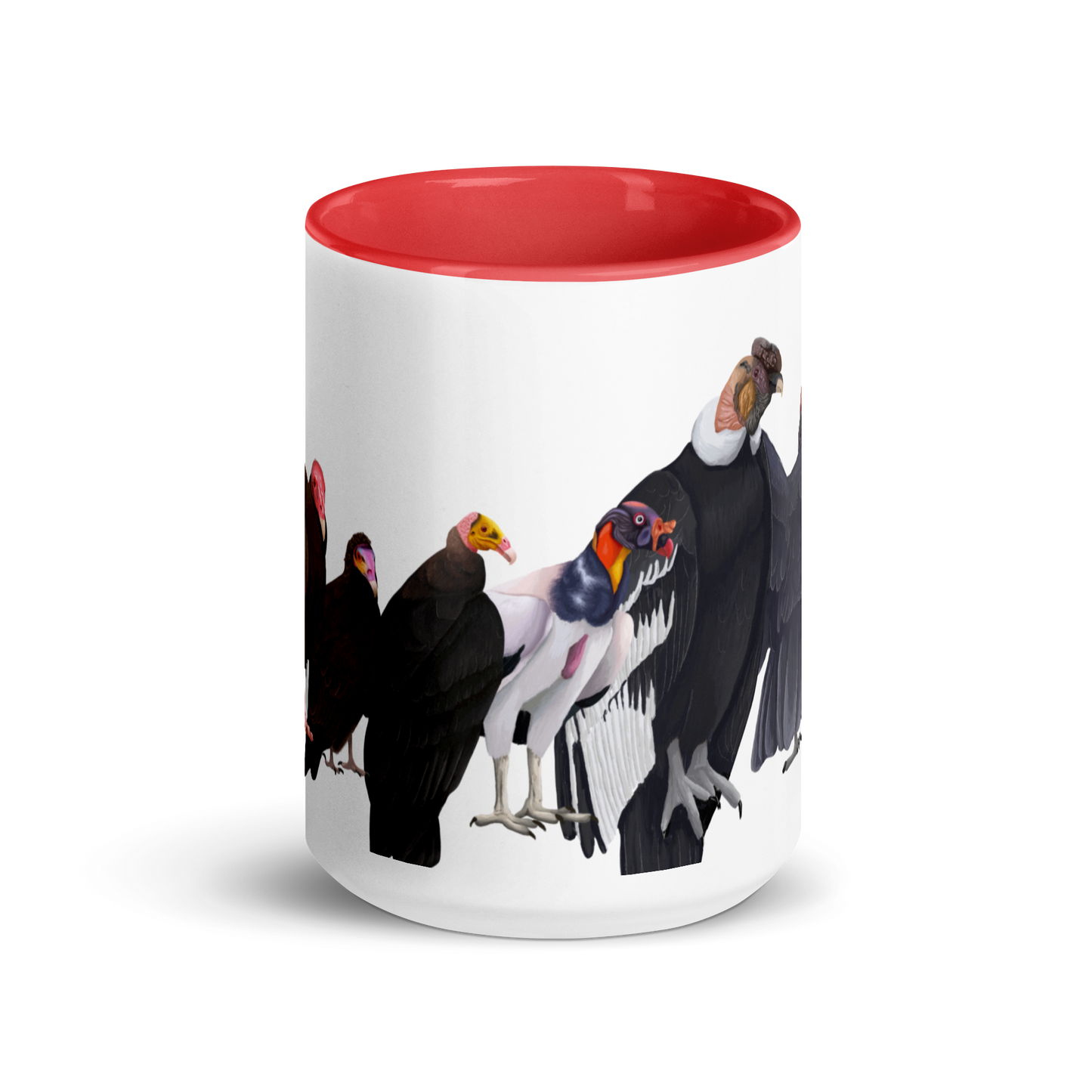 New World Vultures Mug with Color Inside