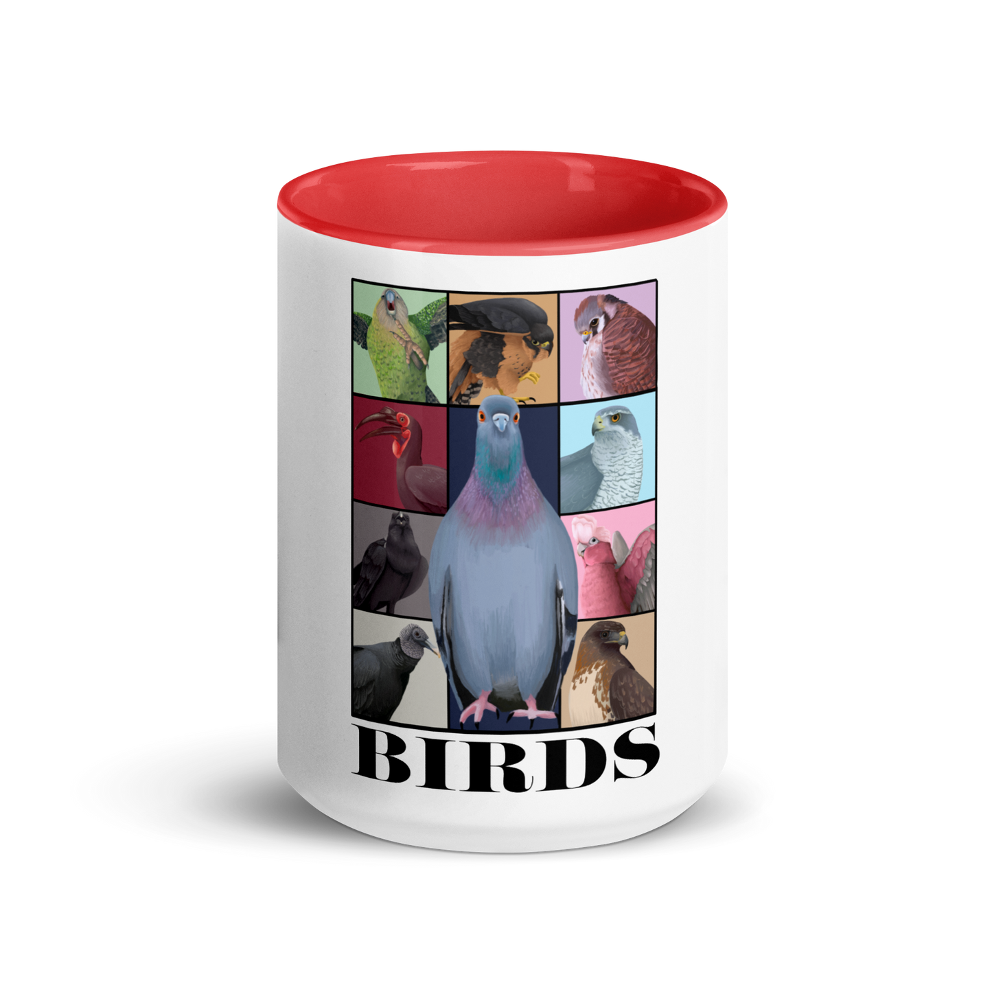 Birds Eras Mug with Color Inside