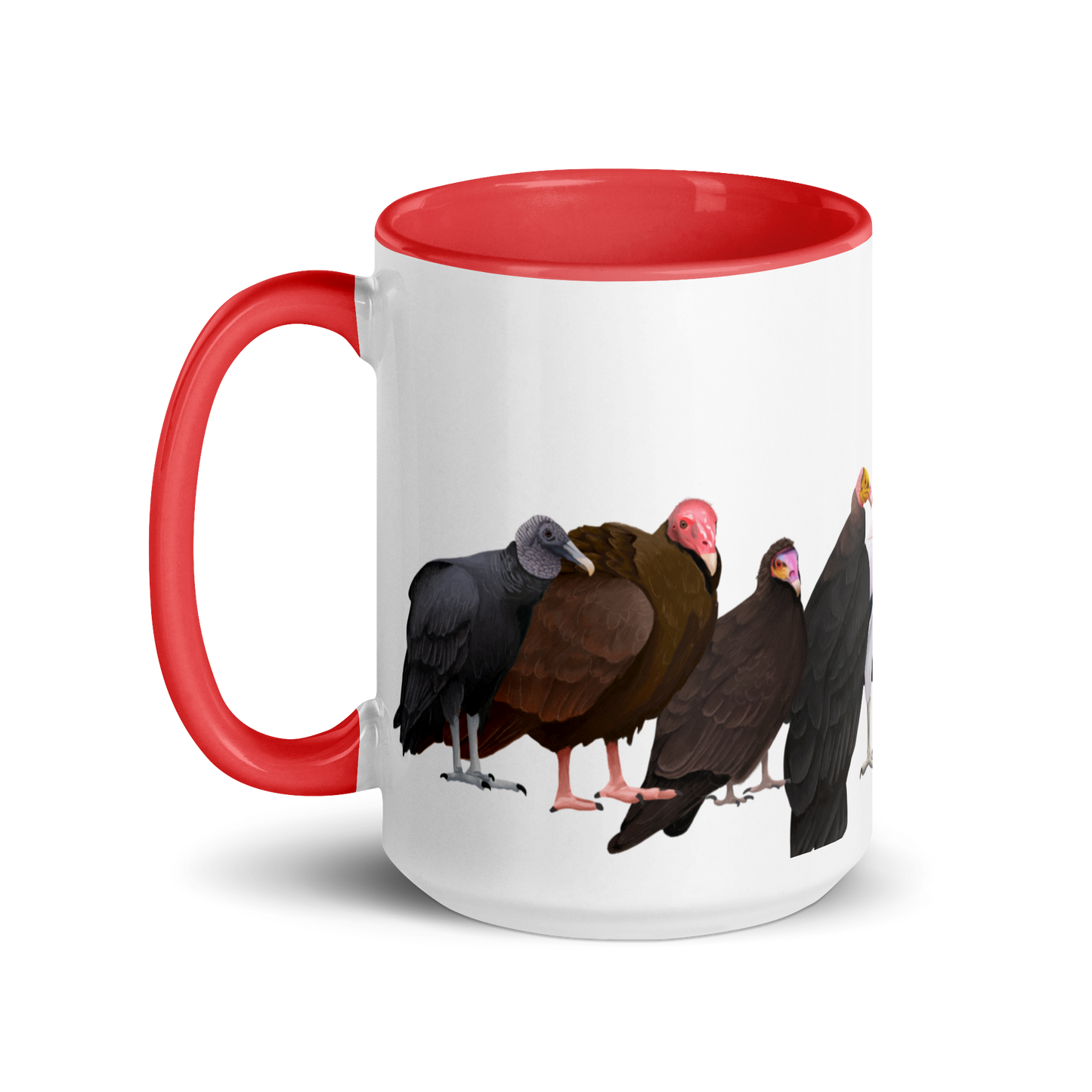 New World Vultures Mug with Color Inside