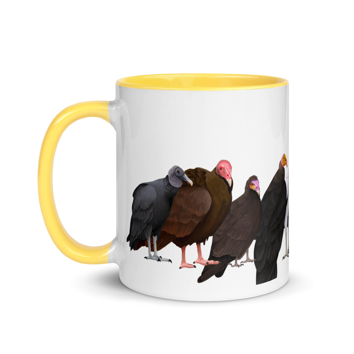 New World Vultures Mug with Color Inside