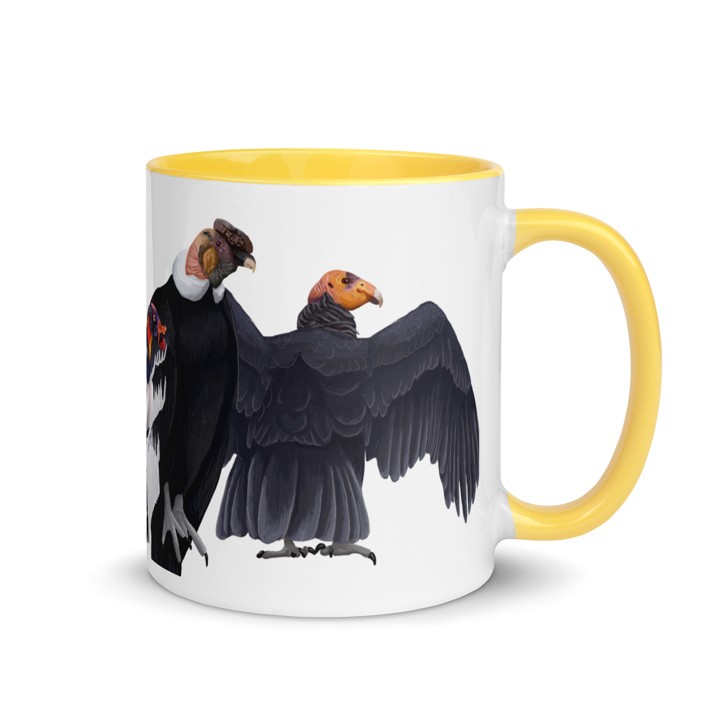 New World Vultures Mug with Color Inside